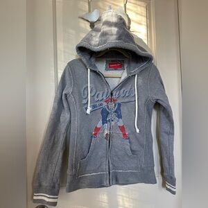 Mitchell & Ness Womens New England Patriots Zip Up